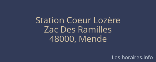 Station Coeur Lozère