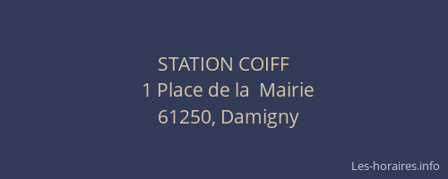 STATION COIFF