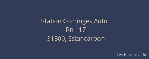 Station Cominges Auto