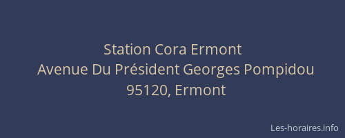 Station Cora Ermont