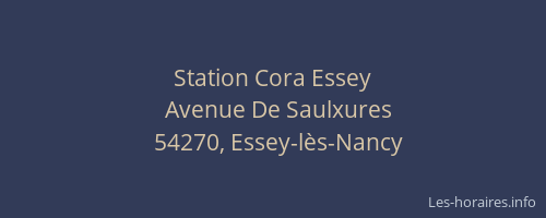 Station Cora Essey
