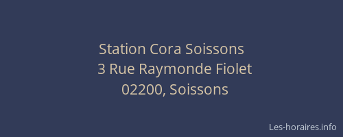 Station Cora Soissons
