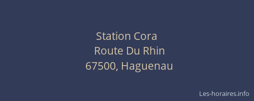 Station Cora
