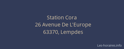 Station Cora
