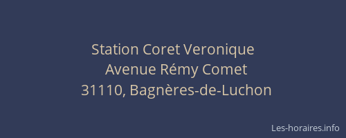 Station Coret Veronique