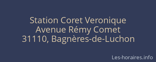 Station Coret Veronique