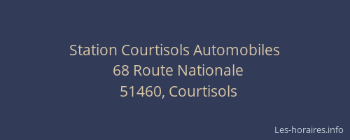 Station Courtisols Automobiles