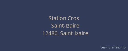 Station Cros