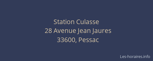 Station Culasse