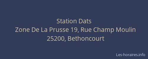 Station Dats
