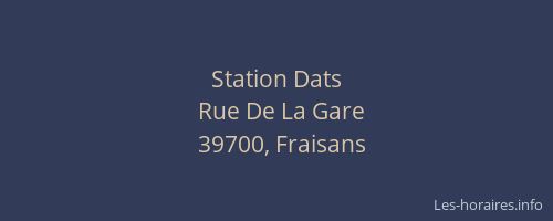 Station Dats