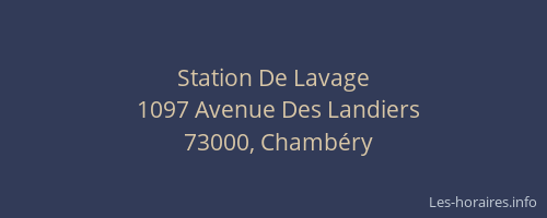 Station De Lavage