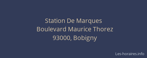 Station De Marques