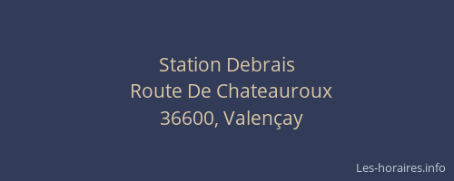 Station Debrais