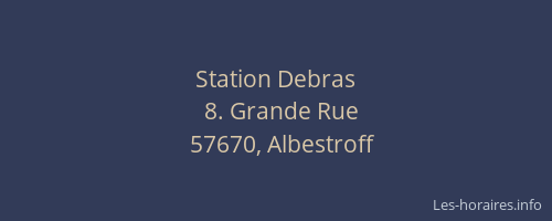 Station Debras