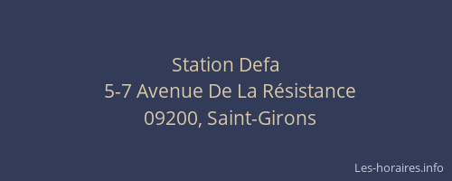 Station Defa
