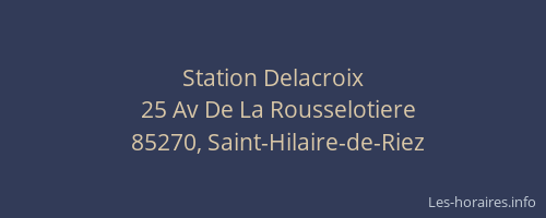 Station Delacroix