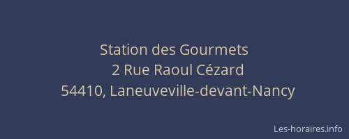 Station des Gourmets