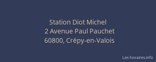 Station Diot Michel