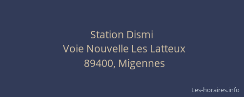 Station Dismi