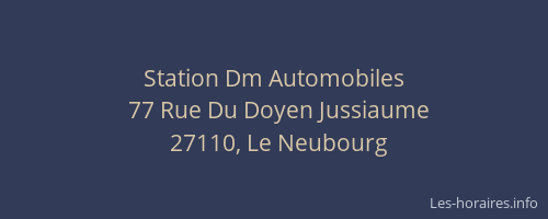 Station Dm Automobiles