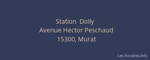 Station  Dolly