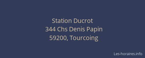 Station Ducrot