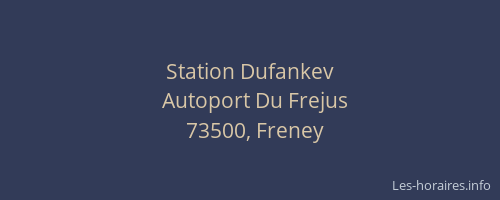 Station Dufankev