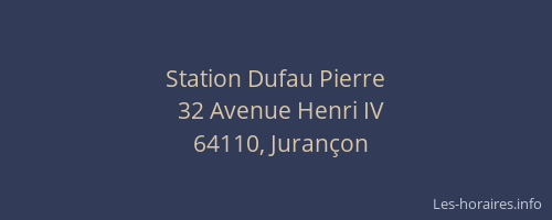 Station Dufau Pierre