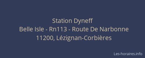 Station Dyneff
