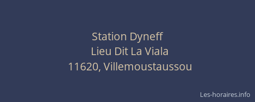 Station Dyneff