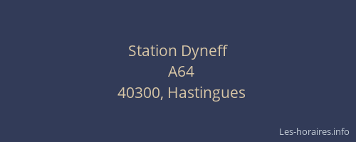 Station Dyneff