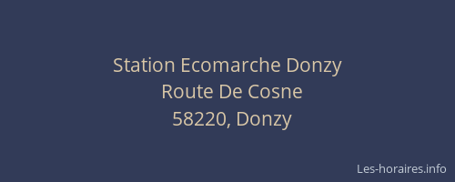 Station Ecomarche Donzy