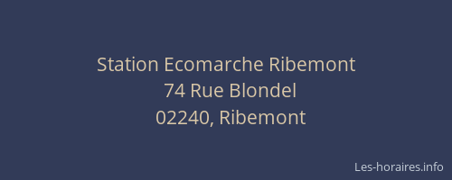 Station Ecomarche Ribemont