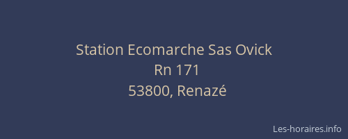 Station Ecomarche Sas Ovick