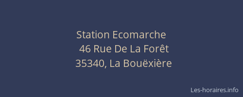 Station Ecomarche