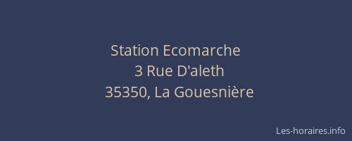Station Ecomarche