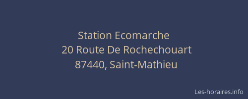 Station Ecomarche