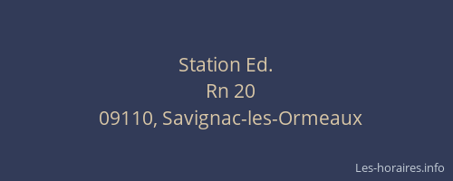 Station Ed.