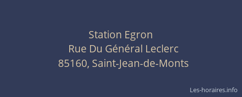 Station Egron