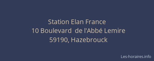 Station Elan France
