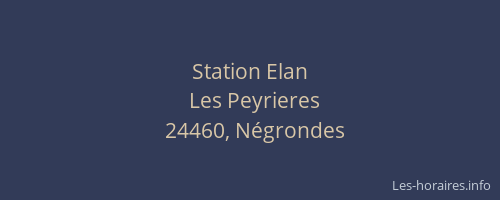 Station Elan