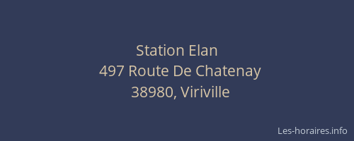 Station Elan