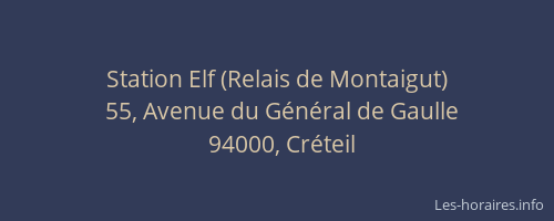 Station Elf (Relais de Montaigut)