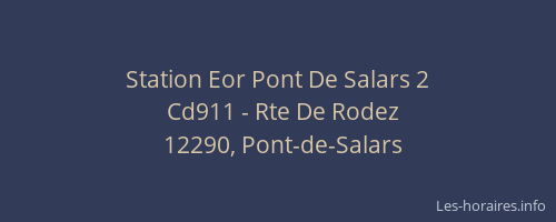 Station Eor Pont De Salars 2