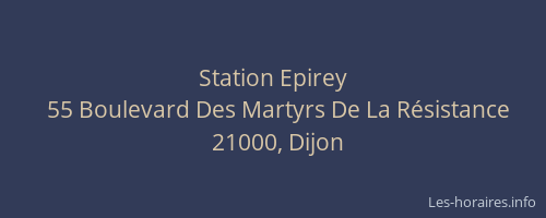 Station Epirey
