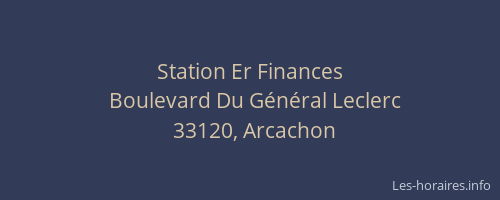 Station Er Finances