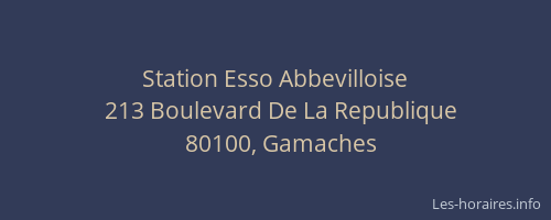 Station Esso Abbevilloise