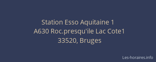 Station Esso Aquitaine 1