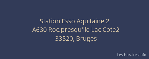 Station Esso Aquitaine 2